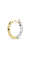 10.5mm Two Tone Huggie Hoop - Single-Zoë Chicco