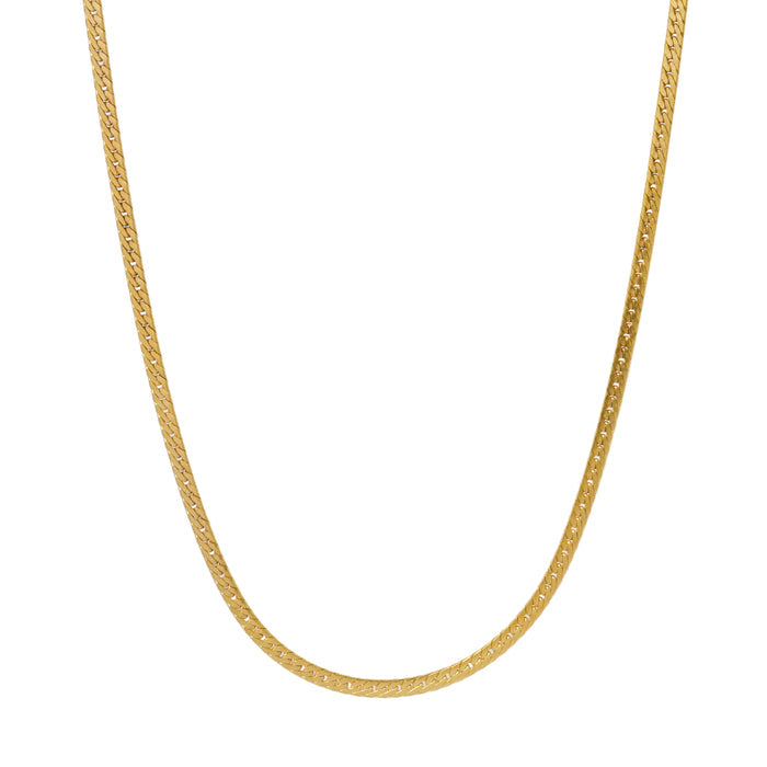 1.65mm Gold-Filled Herringbone Chain-Chemistry Jewelry