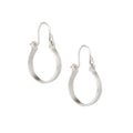 2” Sterling Silver Hoops-Glacier Lily