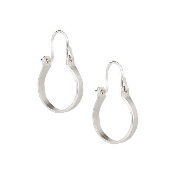 2” Sterling Silver Hoops-Glacier Lily