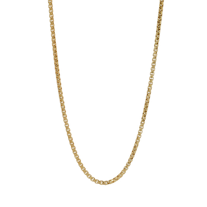 2.7mm Rounded Box Gold-Filled Chain-Chemistry Jewelry