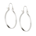 4” Sterling Silver Hoops-Glacier Lily