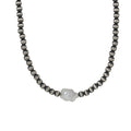 4mm Navajo Pearl Necklace with Pearl-Southwest