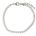4mm Round Pearl Bracelet