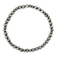 5mm Navajo Pearl Round + Saucer Bracelet