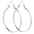 6” Sterling Silver Hoops-Glacier Lily