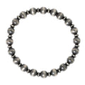 7mm Navajo Pearl + Saucer Bead Bracelet-Southwest
