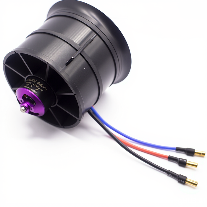 90mm EDF 6S 1450KV 3790g thrust belt 12 blades electric ducted fan for aircraft model aircraft jet engine