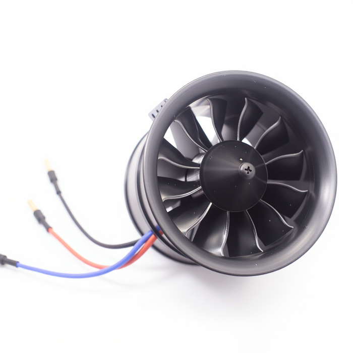 90mm EDF 6S 1450KV 3790g thrust belt 12 blades electric ducted fan for aircraft model aircraft jet engine