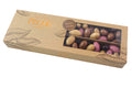 Amandes grillées Pécou Trésor Cacao enrobées de chocolats Ruby noir lait et doré - 230 g