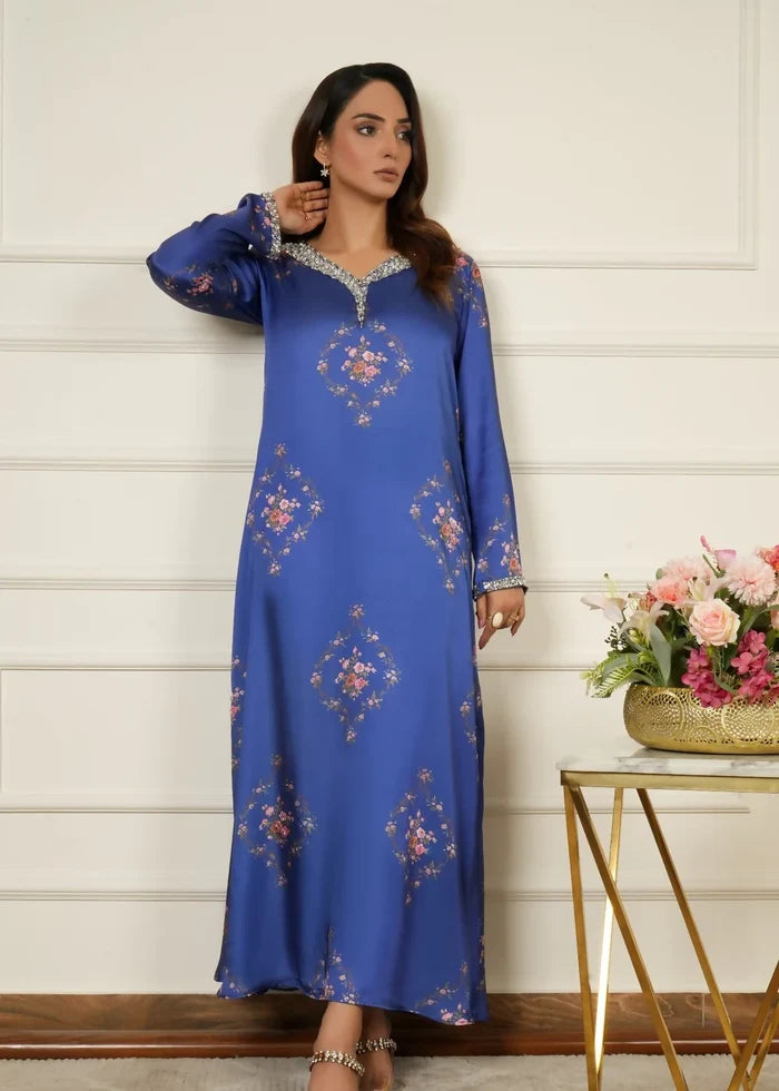 Amberimran Blue silk AAE-02-19