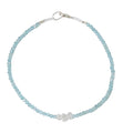 Apatite + Herkimer Quartz Bracelet-Margaret Solow