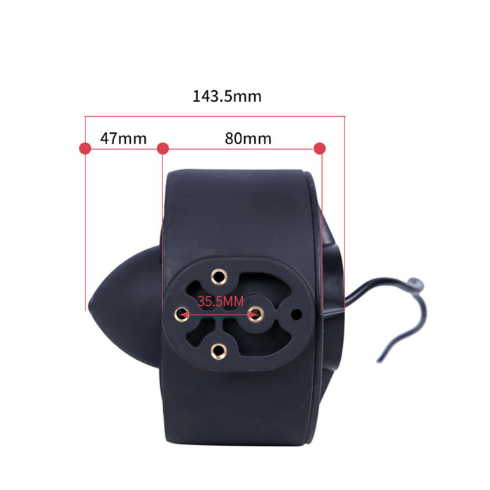 APISQUEEN 650W 24-36V U15 BLDC Underwater Thruster Motor for Boats