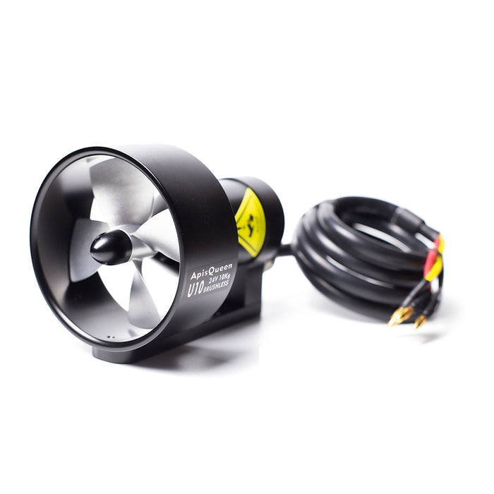 ApisQueen U10 Underwater Brushless Thruster 24V 10Kg Thrust 900W Waterproof Corrosion Resistant Metal
