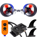 APISQUEEN U5 Underwater Thruster Two Set 12V/24V 30lbs Thrust for Inflatable Boats/Kayaks etc.