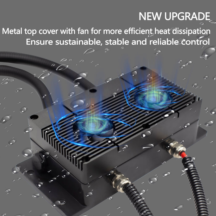 APISQUEEN U5 Underwater Thruster Two Set 12V/24V 30lbs Thrust for Inflatable Boats/Kayaks etc.