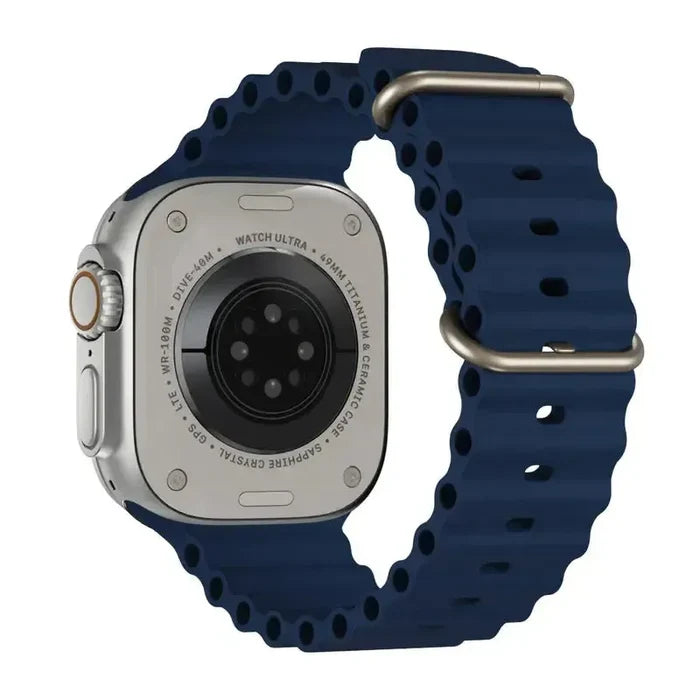 Apple Watch Original 49-mm Ocean Band One Size Navy - Premium Refurbished