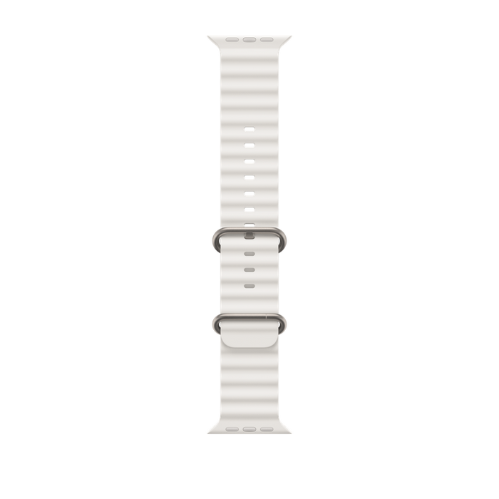 Apple Watch Original 49-mm Ocean Band One Size White - Premium Refurbished