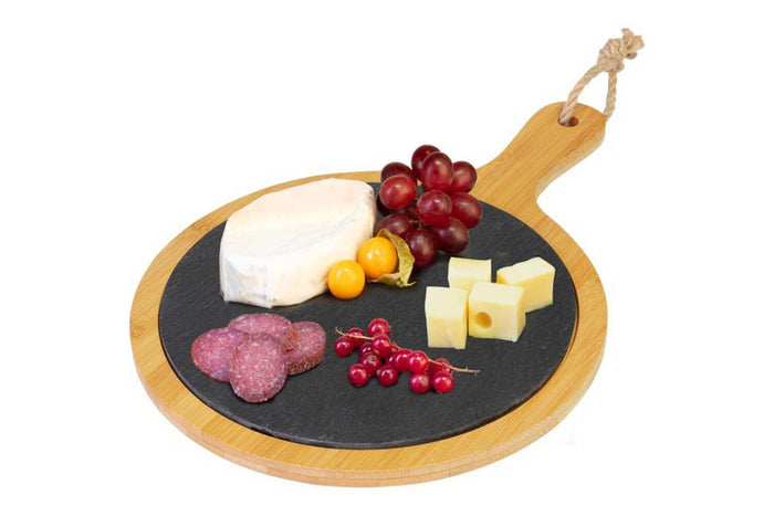 Assiette de service en ardoise et bambou Westmark Tapas + Friends - L