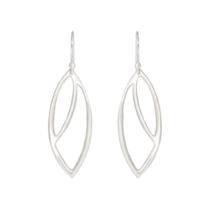 Asymmetrical Leaf Earrings-Philippa Roberts