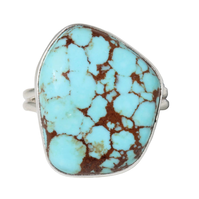 Asymmetrical Matrix Turquoise Ring