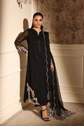 Azure - Dusken Lace Three Piece Embroidered Chiffon