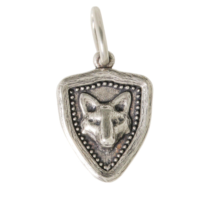 Baby Fox Shield + Flower Charm-Erica Molinari