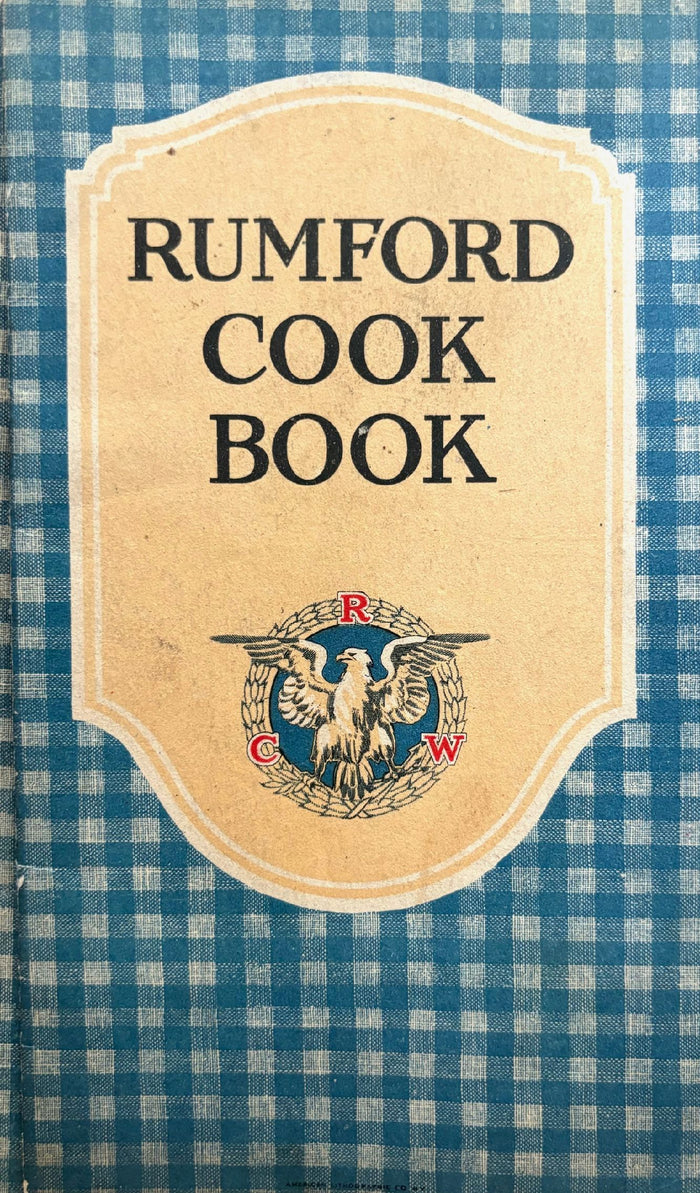 (Baking) Rumford Cook Book