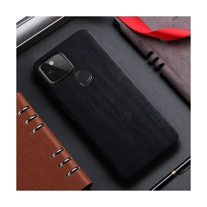 Bamboo Wood Pattern Case for Google Pixel 4 Black