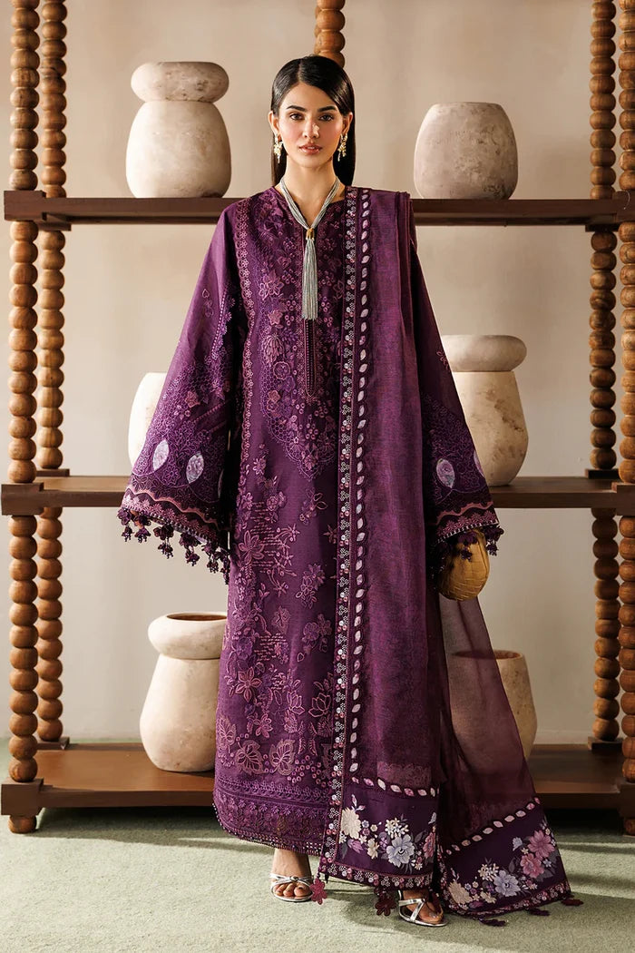 Baroque - EL26-D02 Three Piece Embroidered Jacquard Lawn