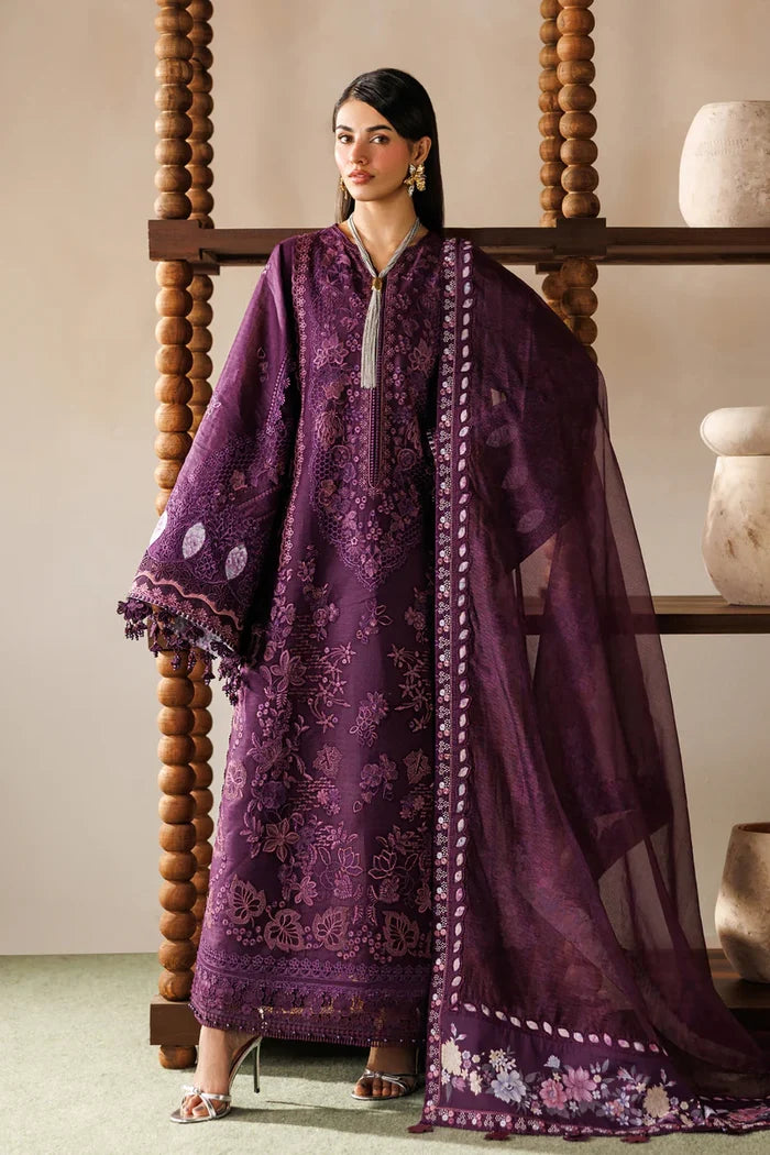 Baroque - EL26-D02 Three Piece Embroidered Jacquard Lawn