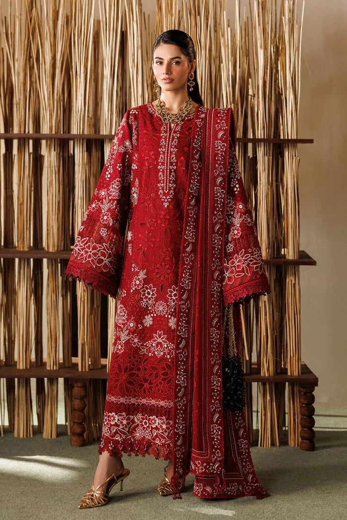 Baroque - EL26-D05 Three Piece Embroidered Jacquard Lawn