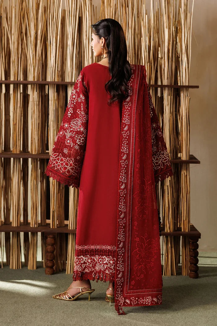 Baroque - EL26-D05 Three Piece Embroidered Jacquard Lawn