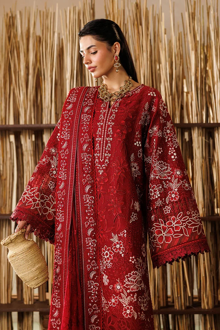 Baroque - EL26-D05 Three Piece Embroidered Jacquard Lawn