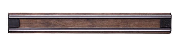 Barre aimantée surpuissante Bisbell Bisichef 35cm en bois - Noyer