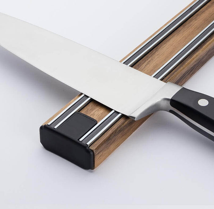 Barre aimantée surpuissante Bisbell Bisichef 35cm en bois - Acacia