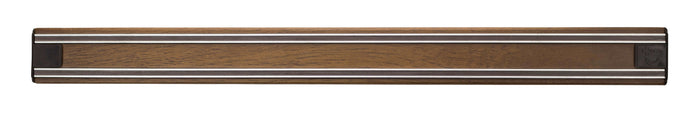 Barre aimantée surpuissante Bisbell Bisichef 50cm en bois - Noyer coloré