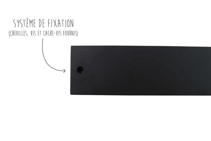 Barre aimantée Yaxell 45cm en bambou - Teinté