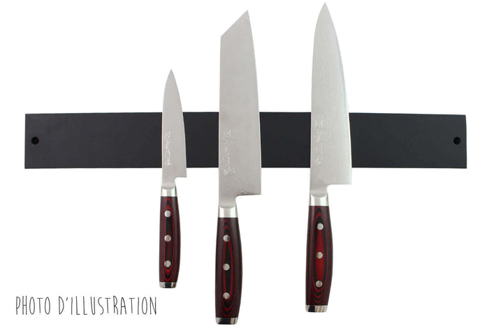 Barre aimantée Yaxell 45cm en bambou - Teinté