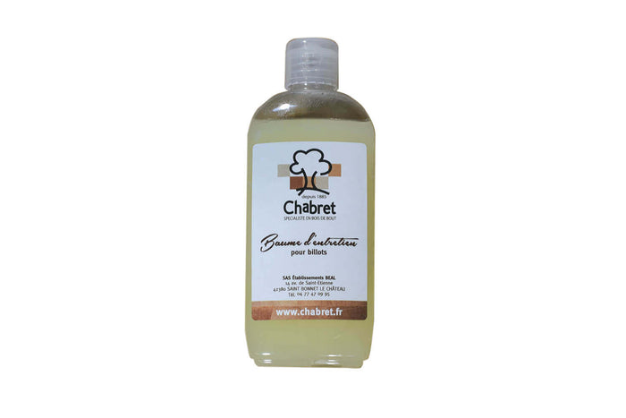 Baume d'entretien Chabret pour planches à découper et billots en bois - 150 ml