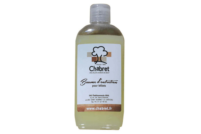 Baume d'entretien Chabret pour planches à découper et billots en bois - 500 ml