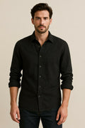 Black Linen Shirt