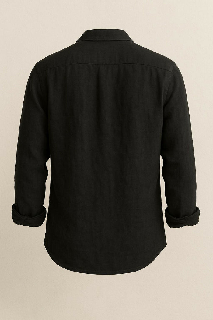 Black Linen Shirt