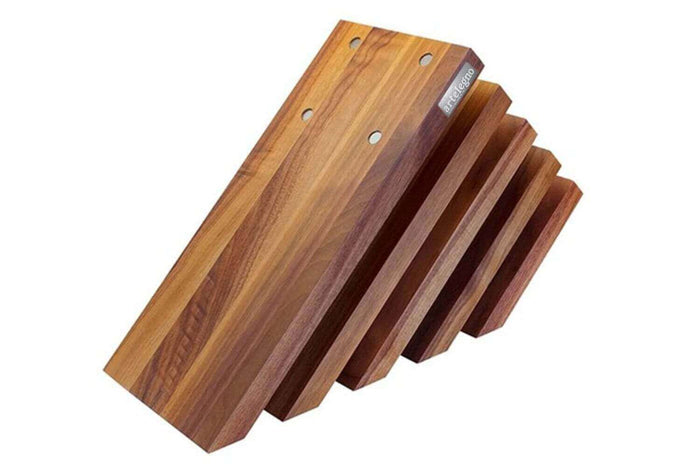 Bloc vide Artelegno Venezia pour 14 couteaux de cuisine - Noyer