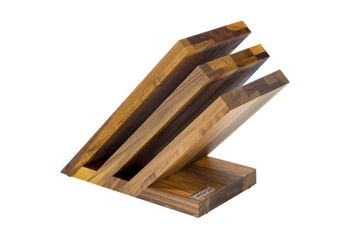 Bloc vide Artelegno Venezia pour 6 couteaux de cuisine - Noyer