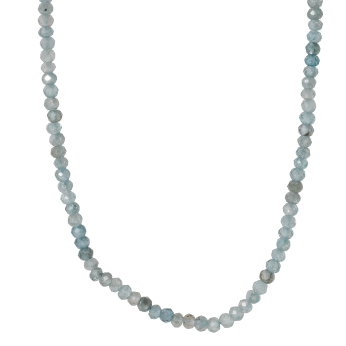 Blue Zircon Necklace