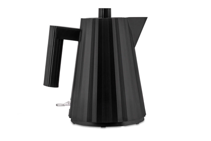 Bouilloire électrique Alessi Plissé noire design par Michele De Lucchi - 1 L