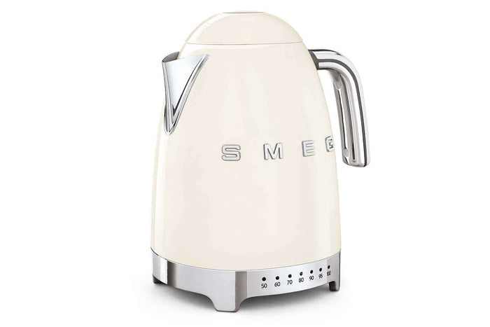 Bouilloire Smeg température réglable années 50 1,7l - Crème