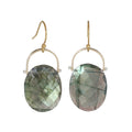 Burnet Labradorite Earrings