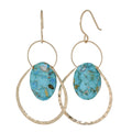 Cali Turquoise Earrings-Lulu Designs